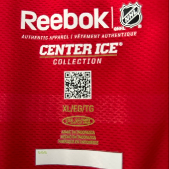 Washington Capitals Men’s Reebok Polo size XL - Picture 3 of 5